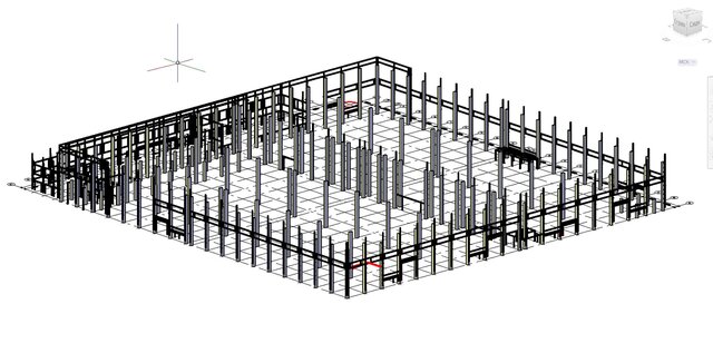 3D model of As‑Built Survey of Steel Structures with BIM Overlay, Deviation Analysis and Quality Control