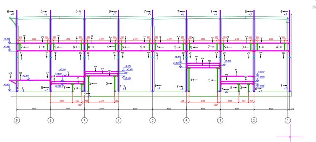 3D model of As‑Built Survey of Steel Structures with BIM Overlay, Deviation Analysis and Quality Control