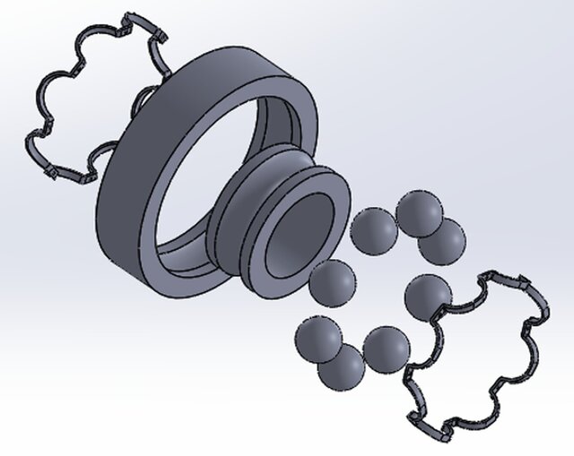 Ball Bearing Exploded view