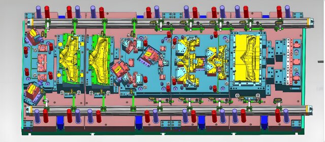 3D model of Transfer die design