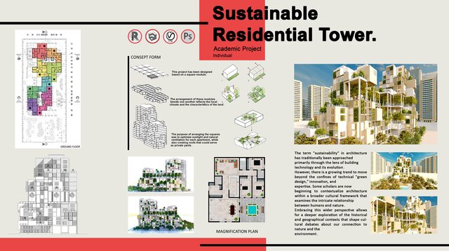 Sustainable  Residential Tower.