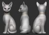 Cat Figurine Model | Zbrush Sculpt | 3D Print Model design by oluwaseuna