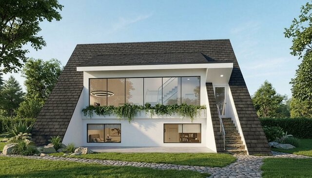 3D model of Custom A-Frame