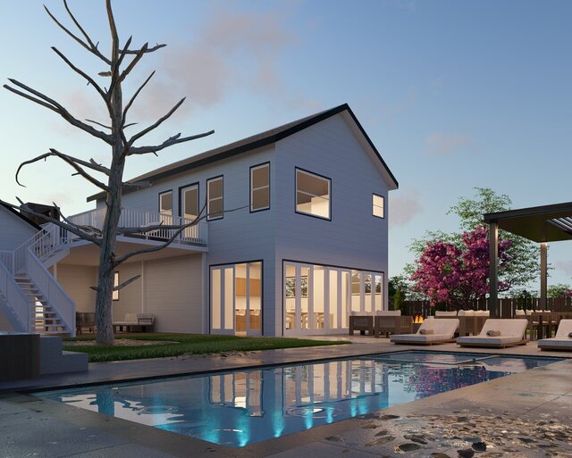 3D model of Exterior Facade Design