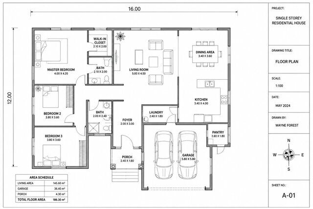 sample floor plan outline