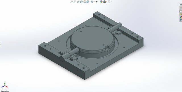 Double offset butterfly valve body die