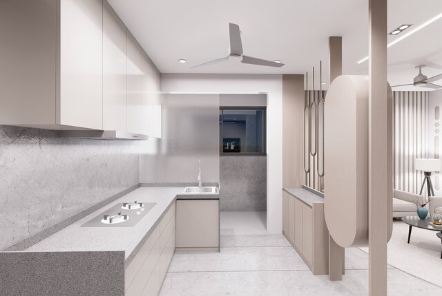 Modern Apartment Interior Design | 3D Visualization – image 8 of 13