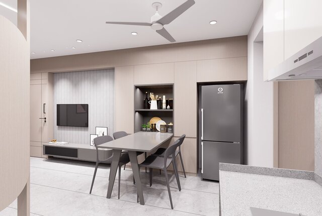 Modern Apartment Interior Design | 3D Visualization – image 12 of 13