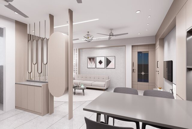Modern Apartment Interior Design | 3D Visualization – image 10 of 13