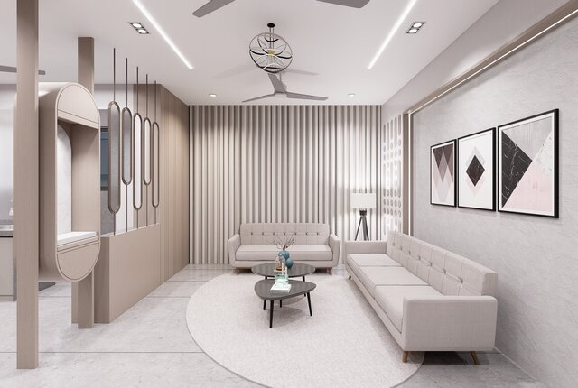 Modern Apartment Interior Design | 3D Visualization – image 3 of 13