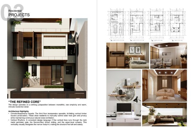 3D model of FACADE AND RENDERING