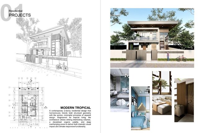 3D model of FACADE AND RENDERING
