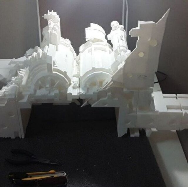3D model of Custom Warhammer 40,000-inspired PC case