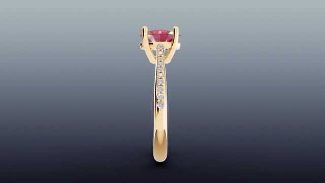 3D model of 14ky Cathedral Ring