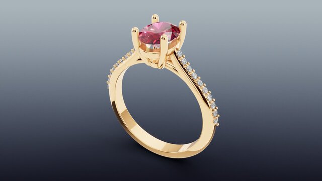 3D model of 14ky Cathedral Ring