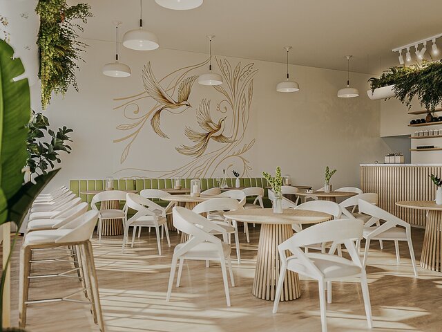 Modern Bistro & Cafe Interior - Full Concept Visualization