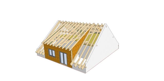 3D model of Some sample timber structure designes