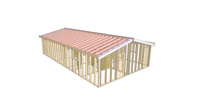 3D model of Some sample timber structure designes