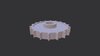 Chain Gear- Reverse Engineering for 3D Printing design by ibrahimf1