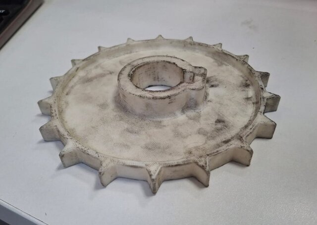 3D model of Chain Gear- Reverse Engineering for 3D Printing