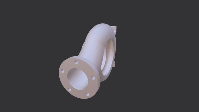 3D model of Centrifugal Pump volute