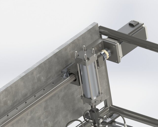 3D model of Vacuum Gantry System
