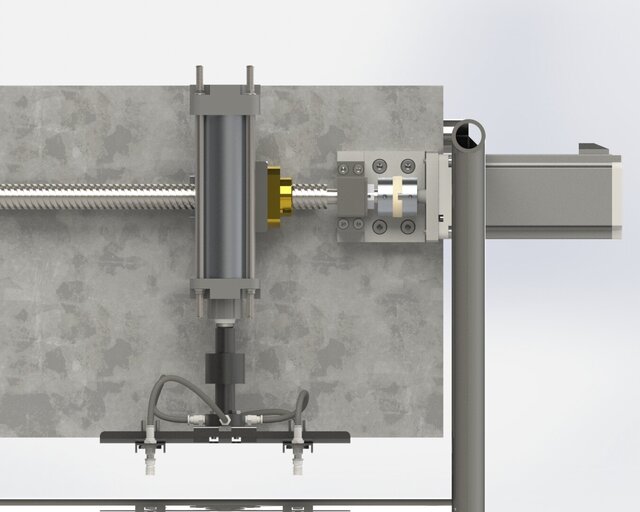 3D model of Vacuum Gantry System