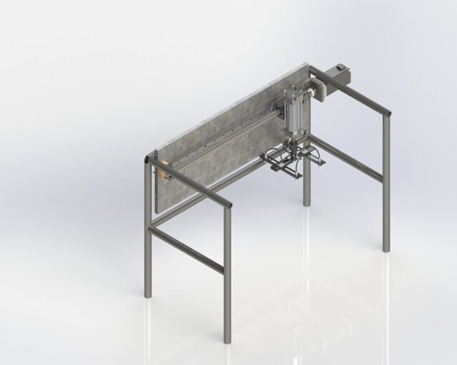 3D model of Vacuum Gantry System
