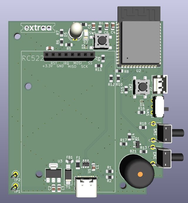 3D model of NFC Reader