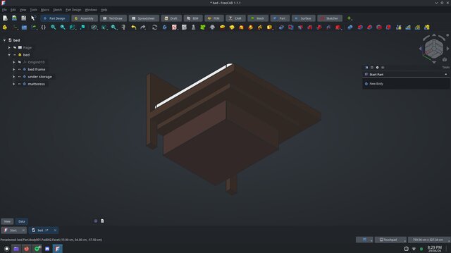 Modern Bed Frame