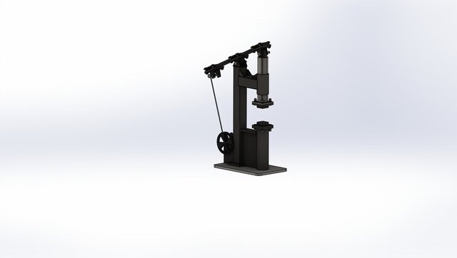 3D model of Power Hammer Assembly – Motion & Dynamic Analysis