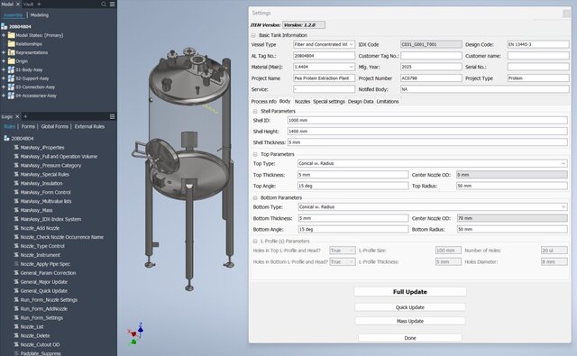 Oil and gas Autodesk inventor Assembly, drawing and parts automations