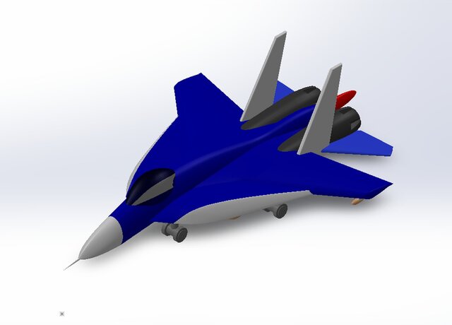 3D model of Sukhoi su 27