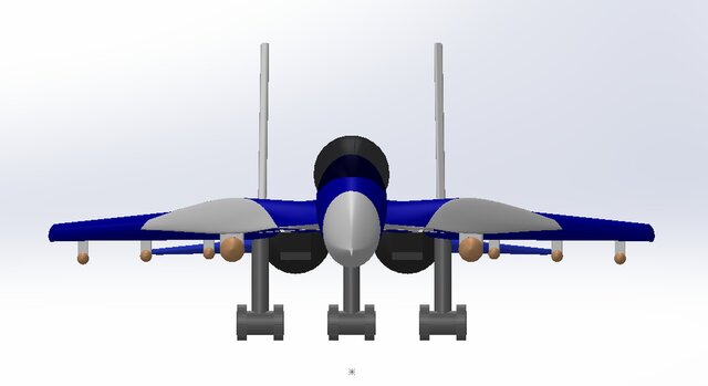 3D model of Sukhoi su 27