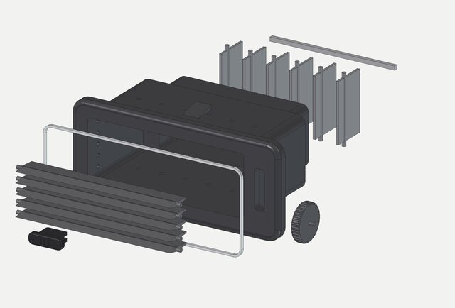 Dashboard Air Vent DAV-01 - Adjustable Vanes, Thumb Wheel, Snap-Fit Housing – image 4 of 4