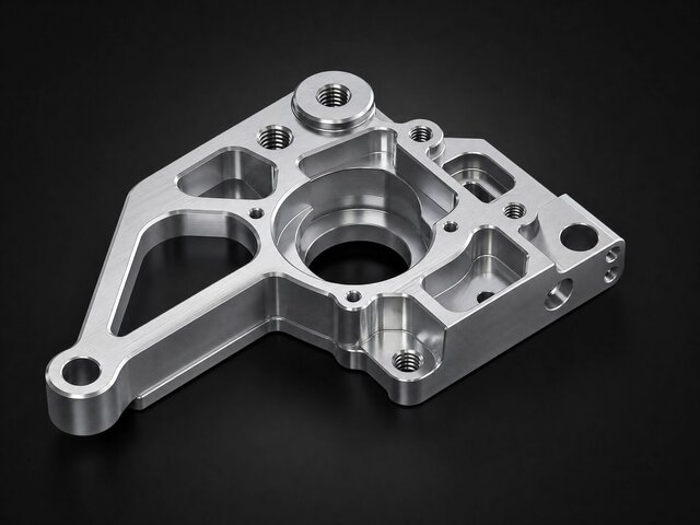 3D model of Precision CNC Machined Mechanical Component