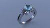 Solitaire Ring with Channel-Set design by stanislavs3