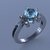 Solitaire Ring with Channel-Set