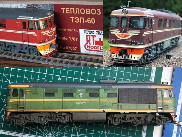 3D model of ТЭП60 Soviet locomotive