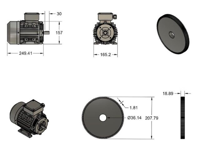 3D model of 3D