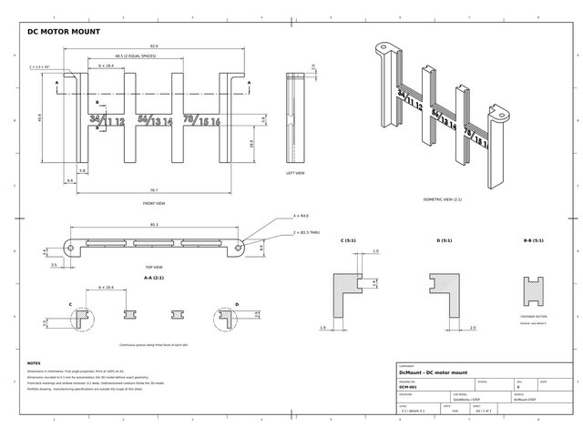 Mechanical CAD Design & Technical Drawing Examples – image 1 of 2