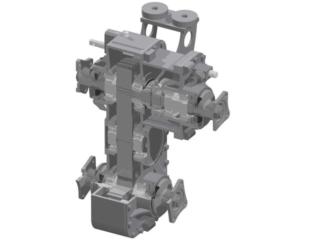 Power transmission, axles, gearboxes