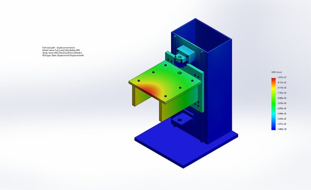 Precision Lifting Stage | Design and Structural Analysis – image 2 of 2
