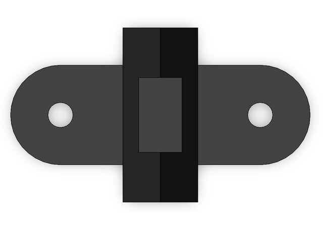 Mechanical Mounting Bracket with Two Bolt Holes – image 4 of 5