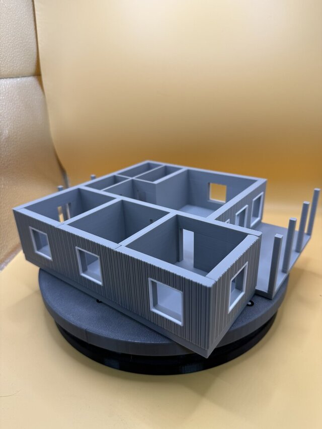 3D model of 3D Printed Scale Model from Building Photos and Floor Plan
