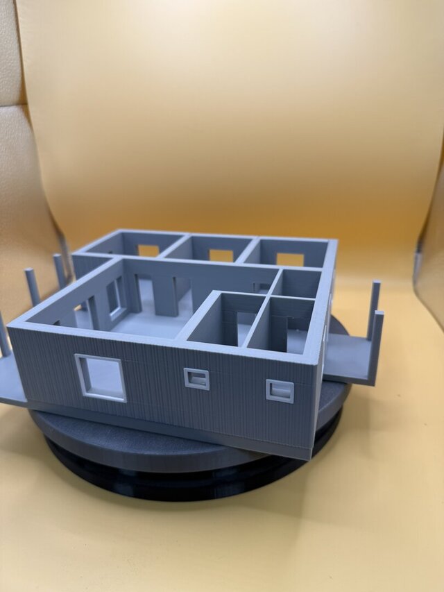 3D model of 3D Printed Scale Model from Building Photos and Floor Plan