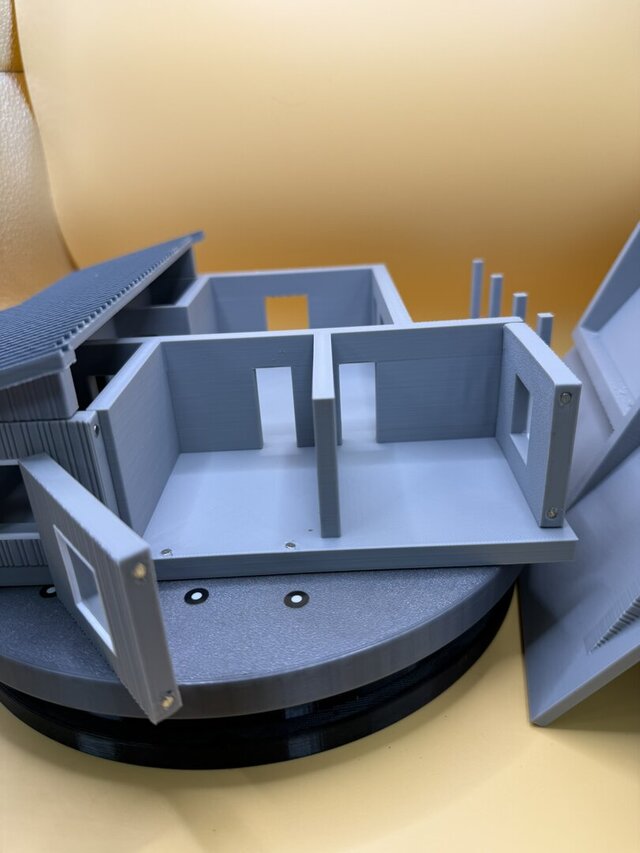 3D model of 3D Printed Scale Model from Building Photos and Floor Plan