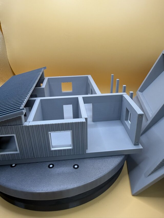 3D model of 3D Printed Scale Model from Building Photos and Floor Plan