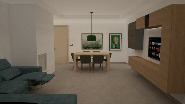 3D model of Rresidenza_privata_tavola