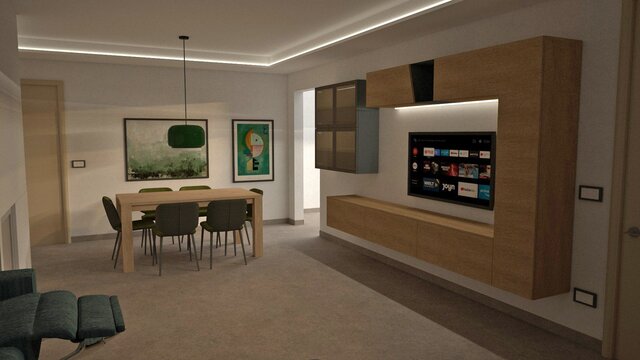 3D model of Rresidenza_privata_tavola